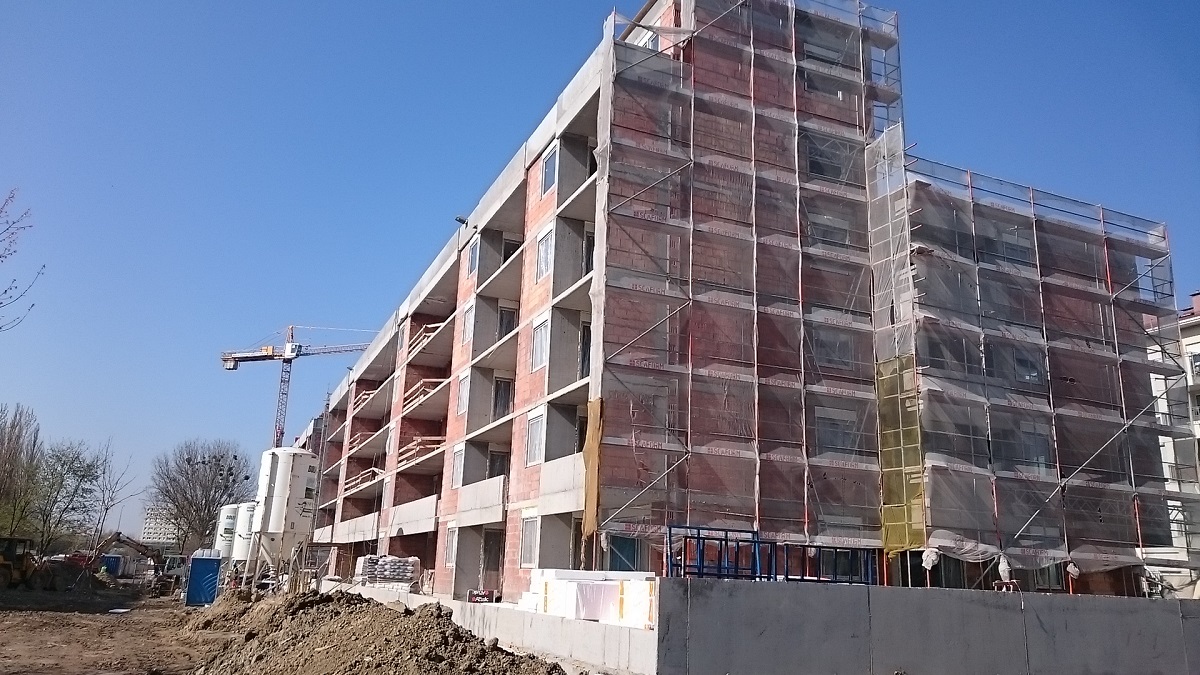 Trwa budowa nowych mieszkaÅ„ w Poznaniu - Malta Nowa 2 - maj 2017